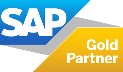 SAP Gold Partner logo: a symbol of prestige and competence in the SAP world, indicating that the company has met SAP's rigorous quality and technical capability standards.